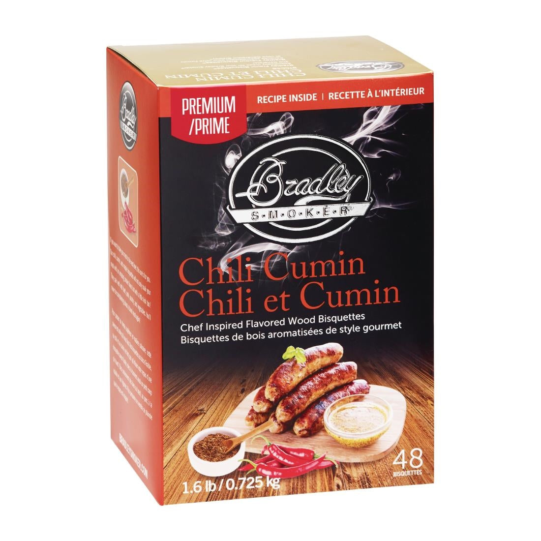FE652 Bradley Food Smoker Chili Cumin Premium Flavour (48 Pack)