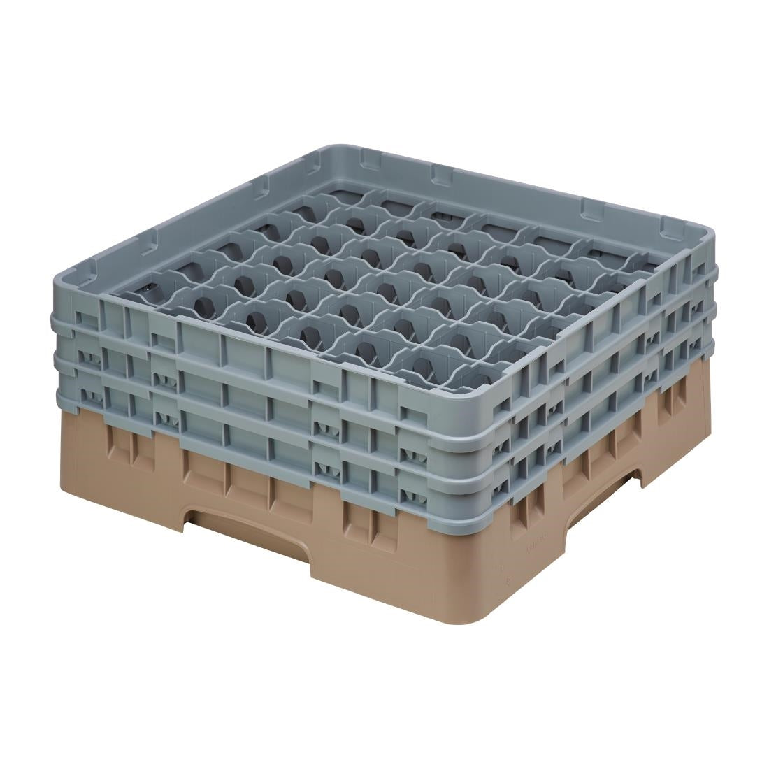DE798 Cambro Camrack vaatwaskorf met 49 compartimenten max. glashoogte 17,4cm
