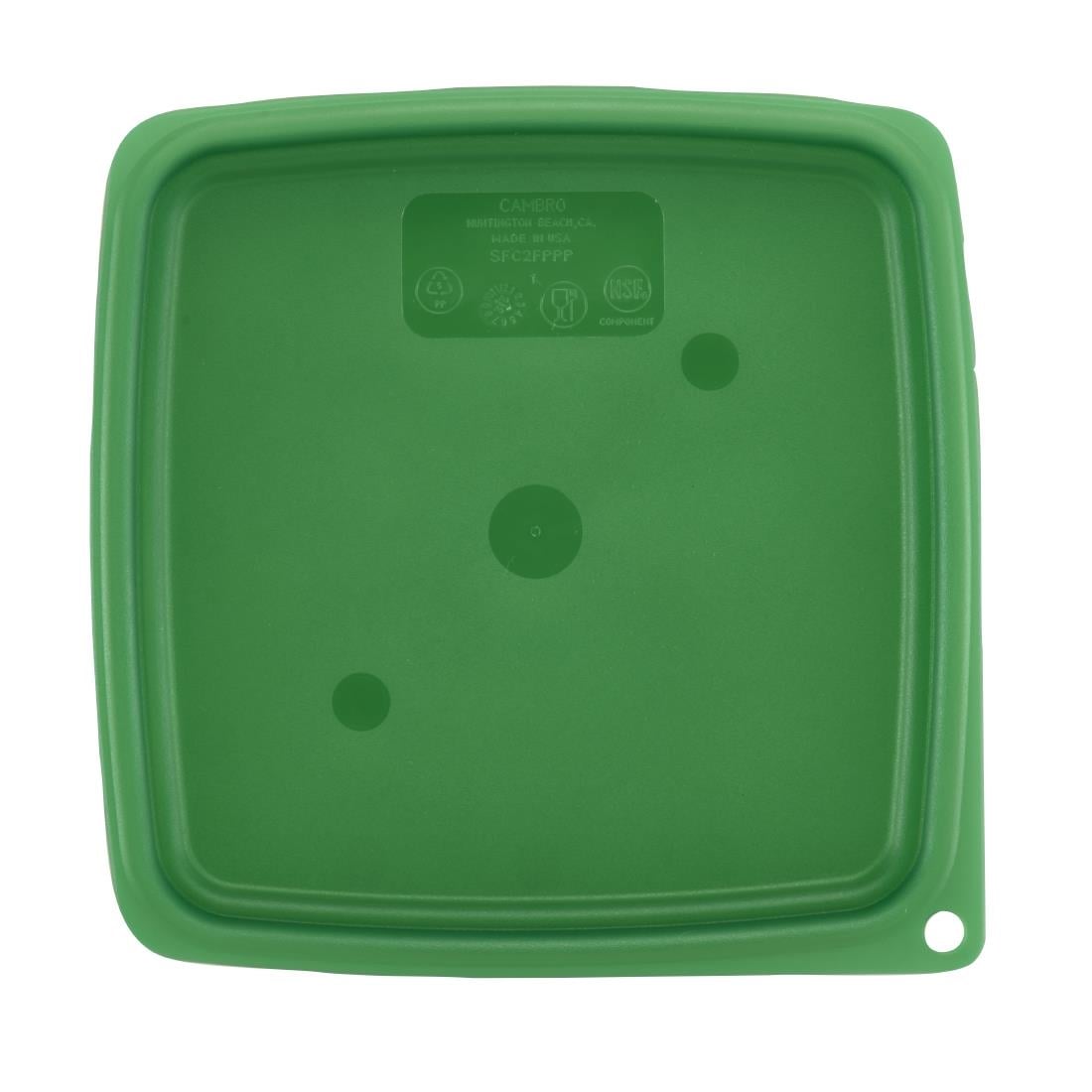 CU144 Cambro FreshPro groen deksel 190 x 190 mm