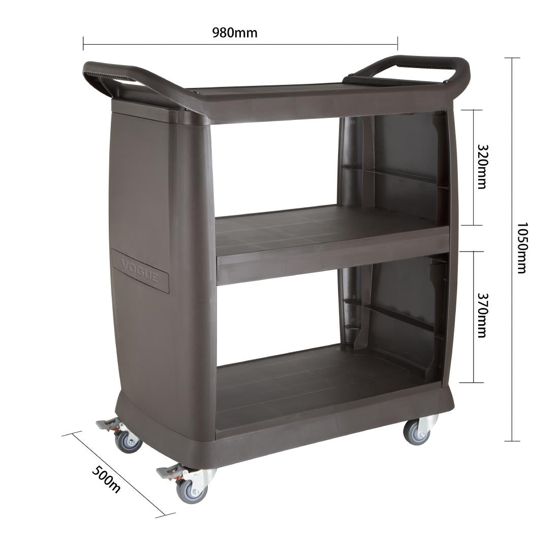 DN585 Vogue Mobiele Trolley Van Polypropyleen