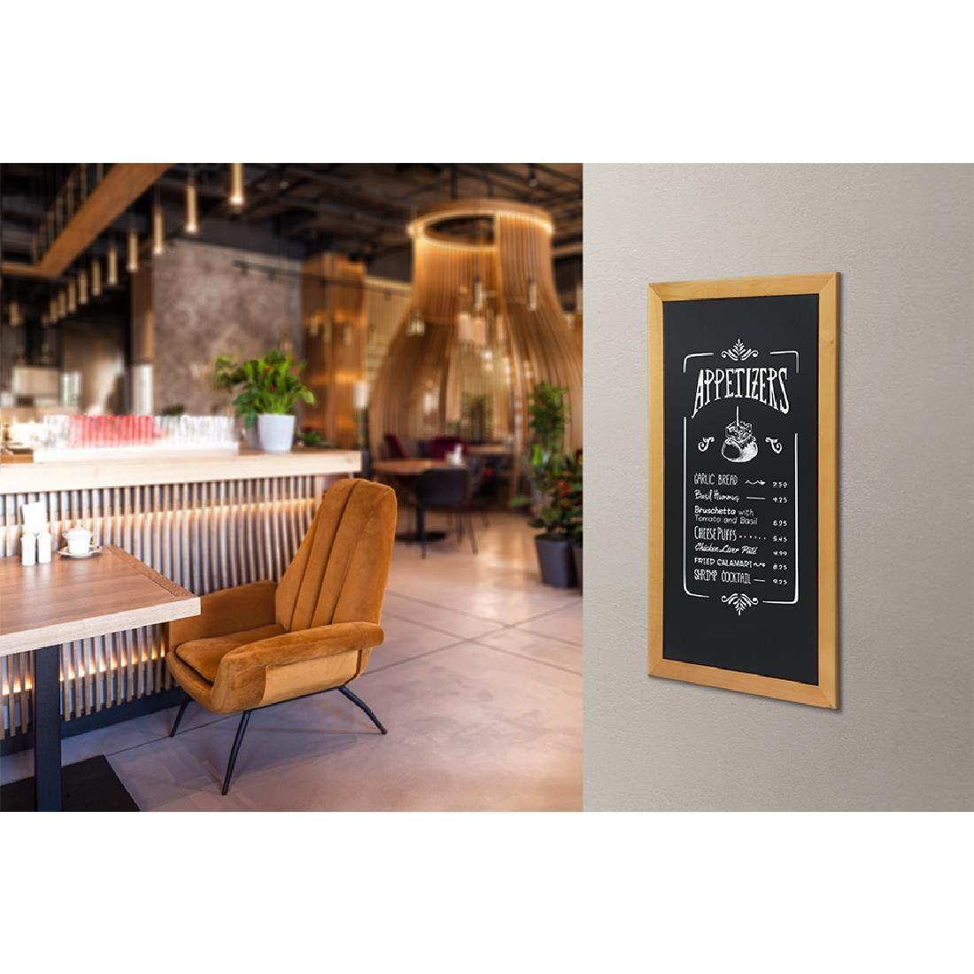Y860 Securit lang wandbord teak effect 120x56cm