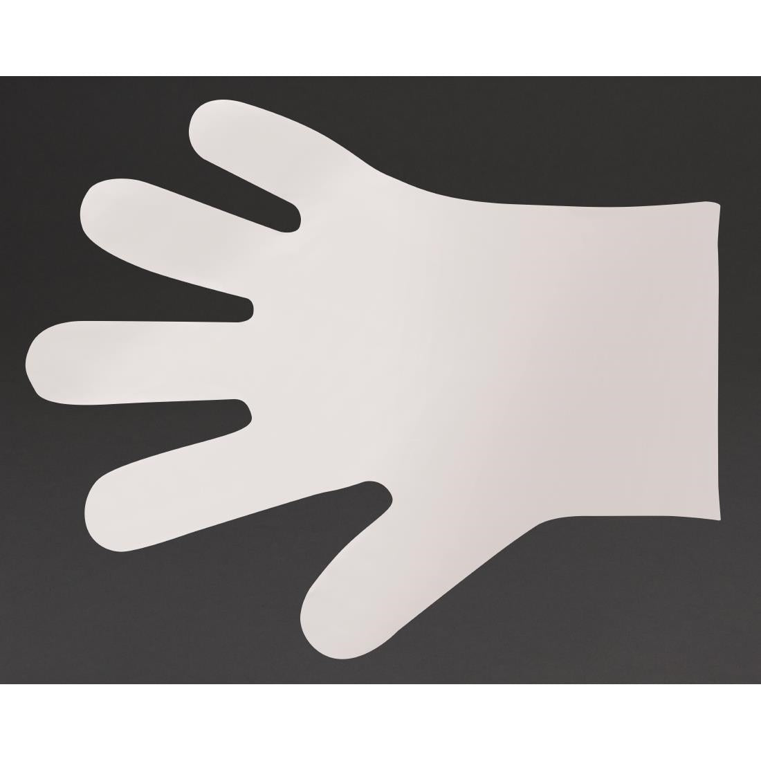 FD388 Vegware composteerbare handschoenen voor voedselbereiding wit - M (2400 stuks)
