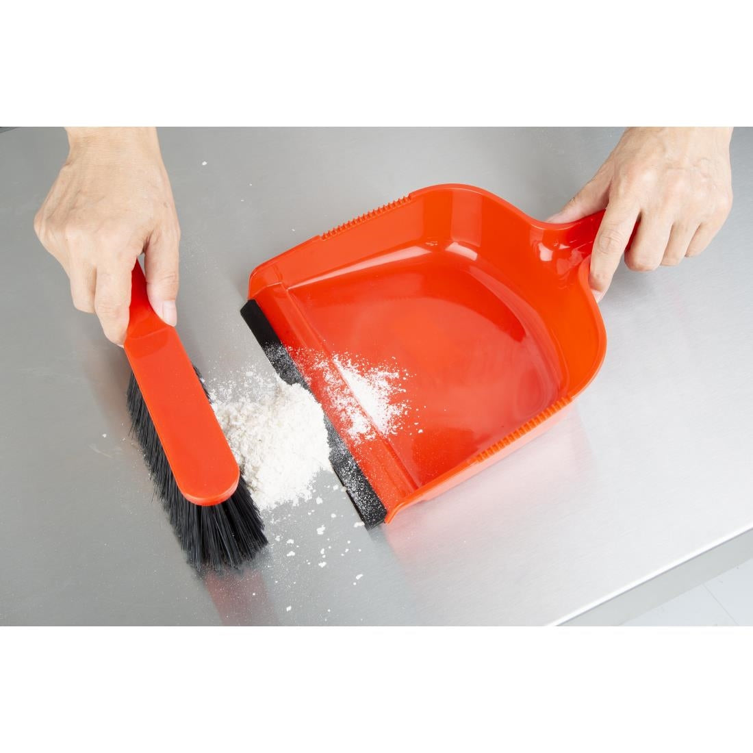HZ840 Jantex Stoffer & Blik Set - Rood