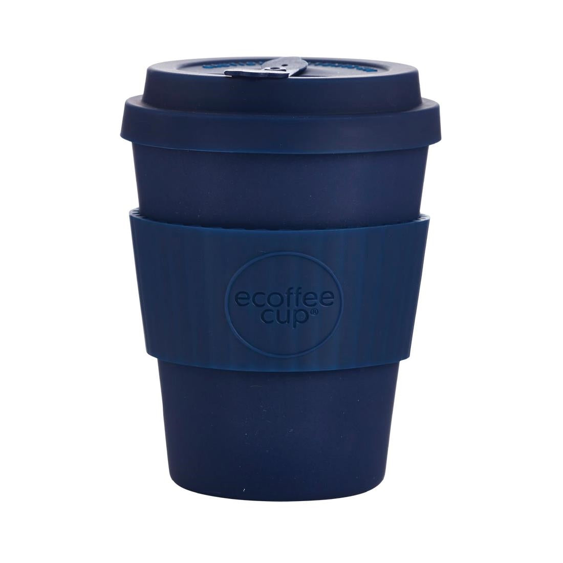 DY491 Kerr & Napier Ecoffee Cup herbruikbare bamboe koffiebeker donkerblauw 340ml