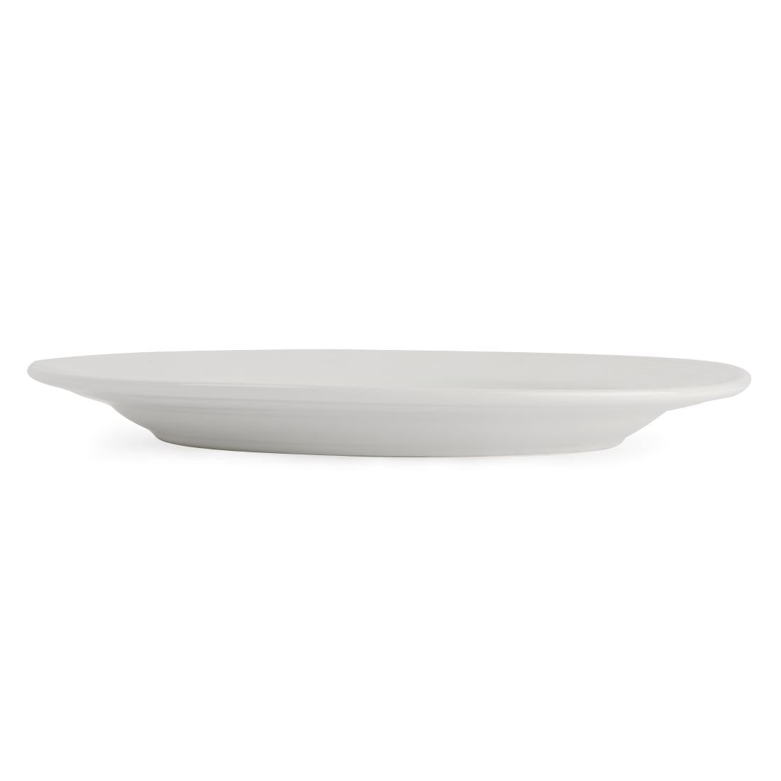 U091 Olympia Linear Borden Met Brede Rand 25cm (12 Stuks)
