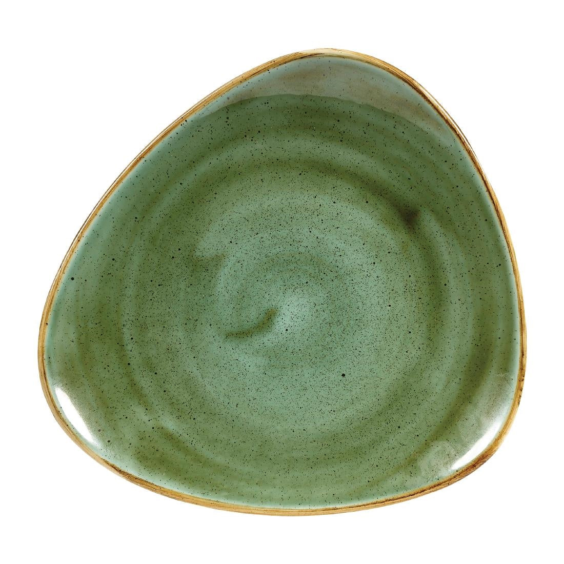 DY049 Churchill Stonecast Samphire Green Lotus Bord 17.8cm (12 stuks)