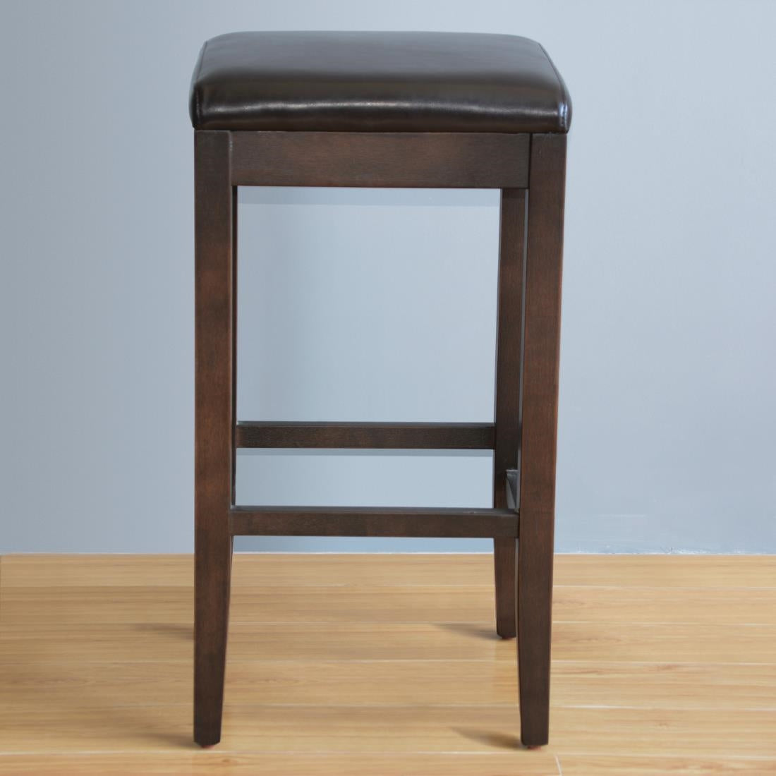 GG649 Bolero hoge kunstlederen barkruk donkerbruin (2 stuks)