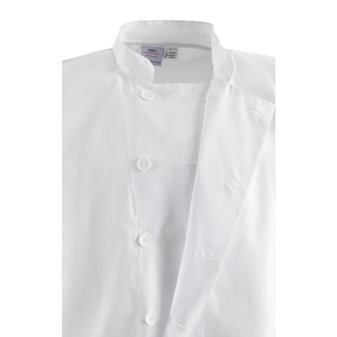 BB547-L Nisbets Essentials koksbuis wit (2 stuks) L