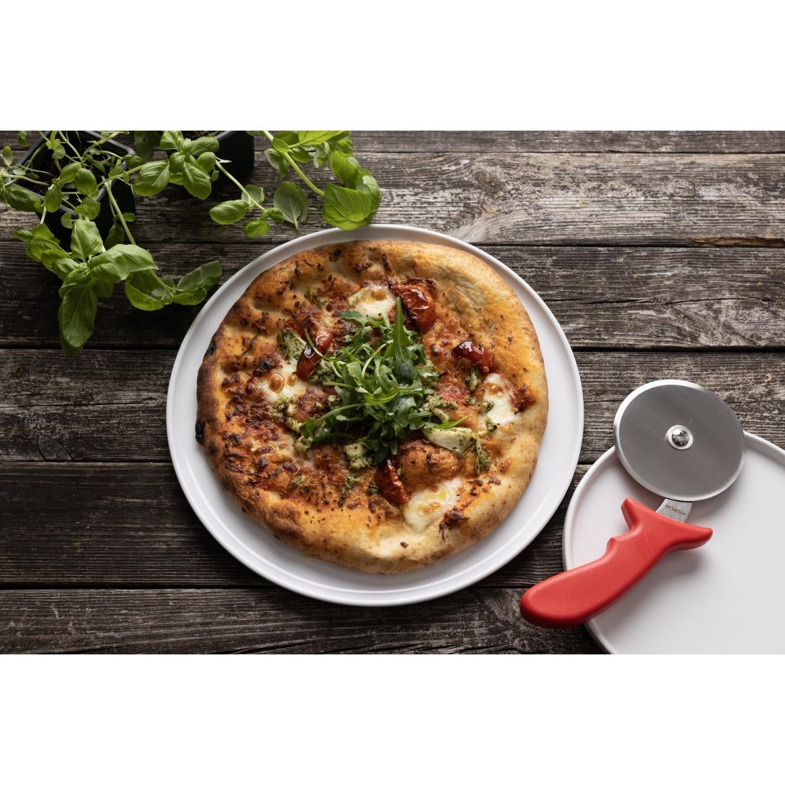 CC407 Hygiplas pizzawiel rood 10cm