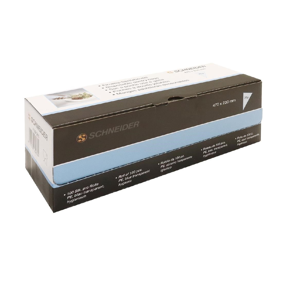GT124 Schneider wegwerpspuitzakken blauw 47cm (100 stuks)