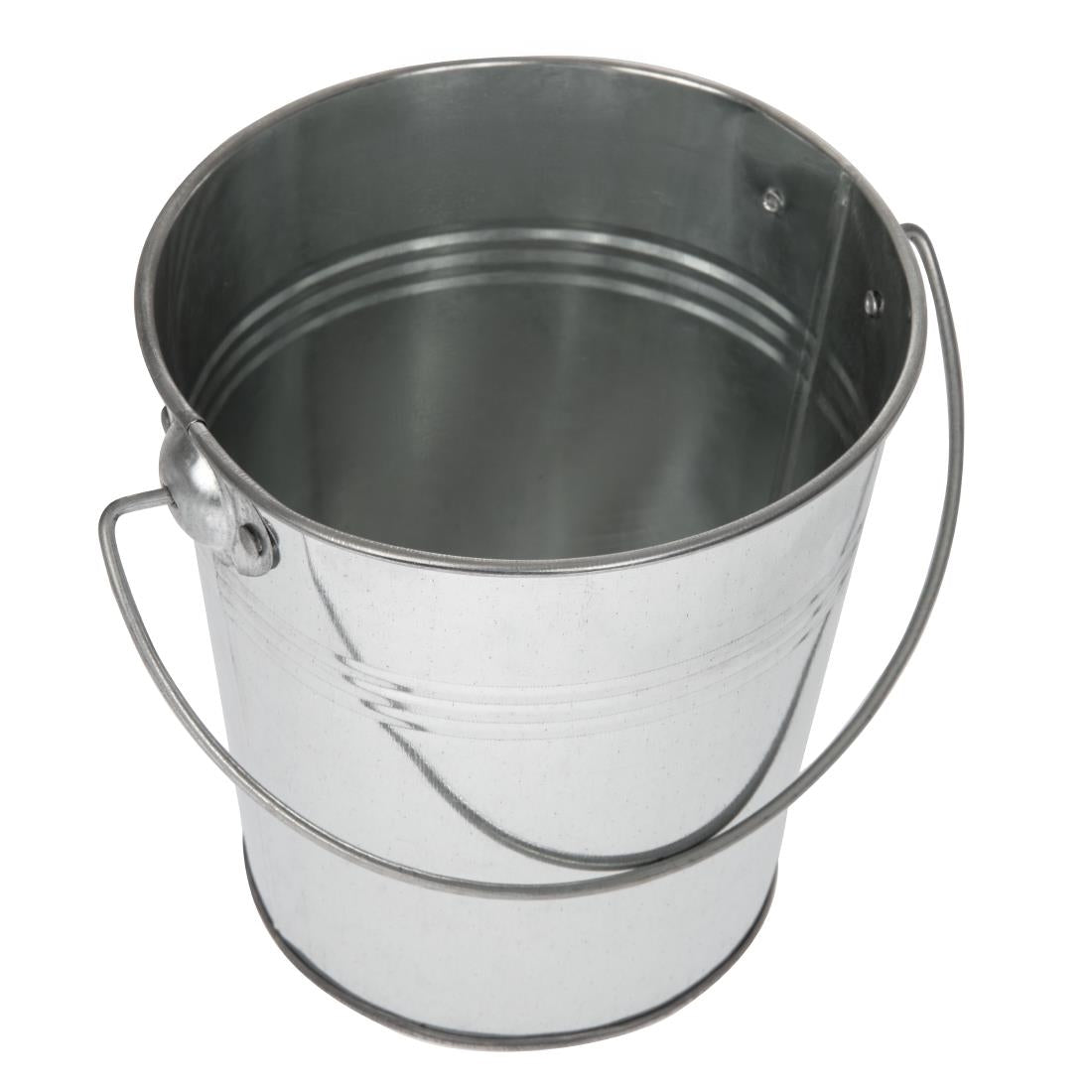 GF247 Olympia ronde gegalvaniseerde emmer 13cm