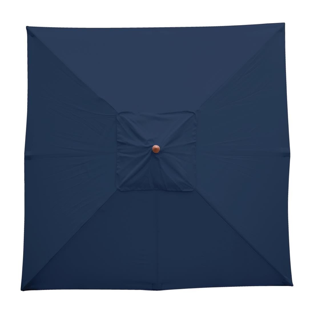 GH991 Bolero vierkante donkerblauwe parasol 2,5 meter