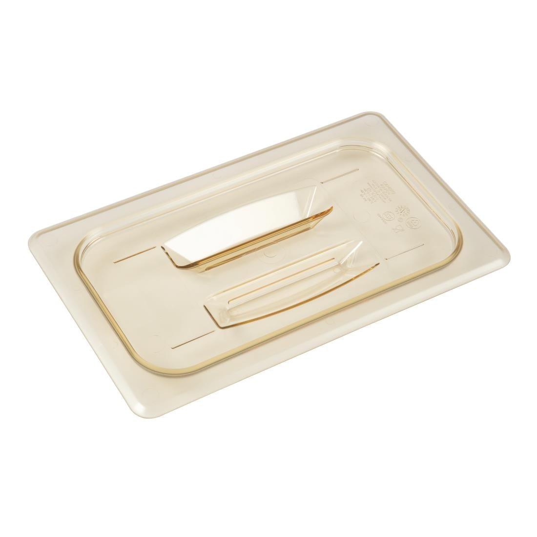 HR273 Cambro Polycarbonaat Hittebestendig 1/4 Gastronorm deksel met handvat