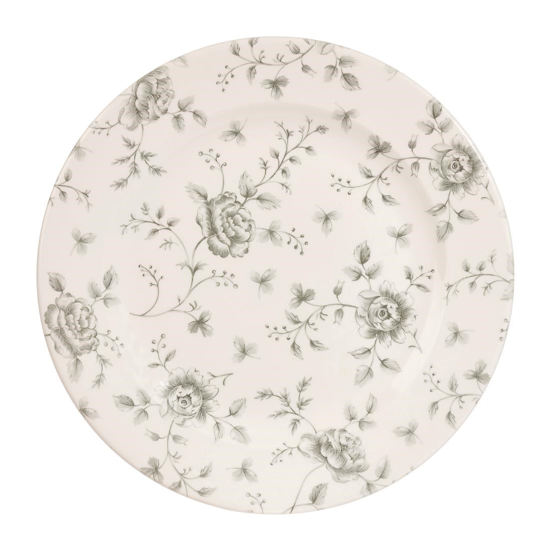 DA665 Churchill Rose Chintz Grey Bord 27.6cm (6 stuks)
