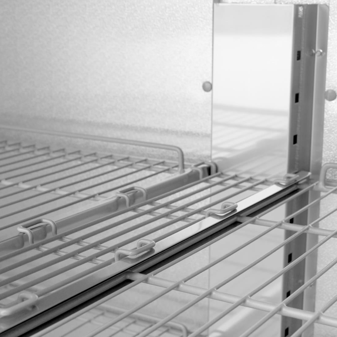 CW195 Polar G-serie Gastro 2-deurs koeling met gedeelde deuren 1200L