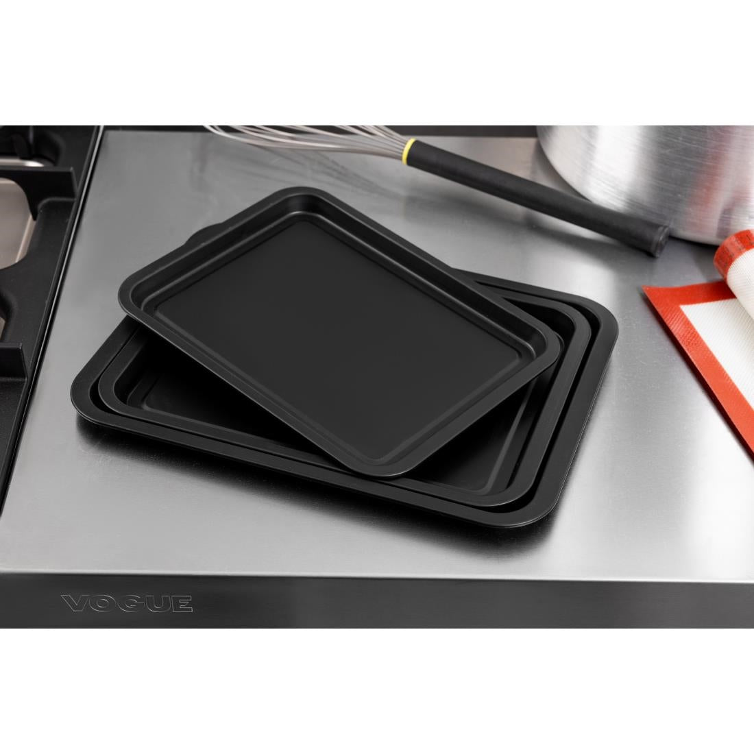 DW097 Nisbets Essentials anti-aanbak bakplaten (3 stuks)
