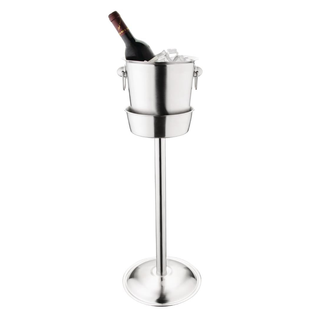 K406 Olympia geborsteld RVS wijn- en champagnekoeler 19cm