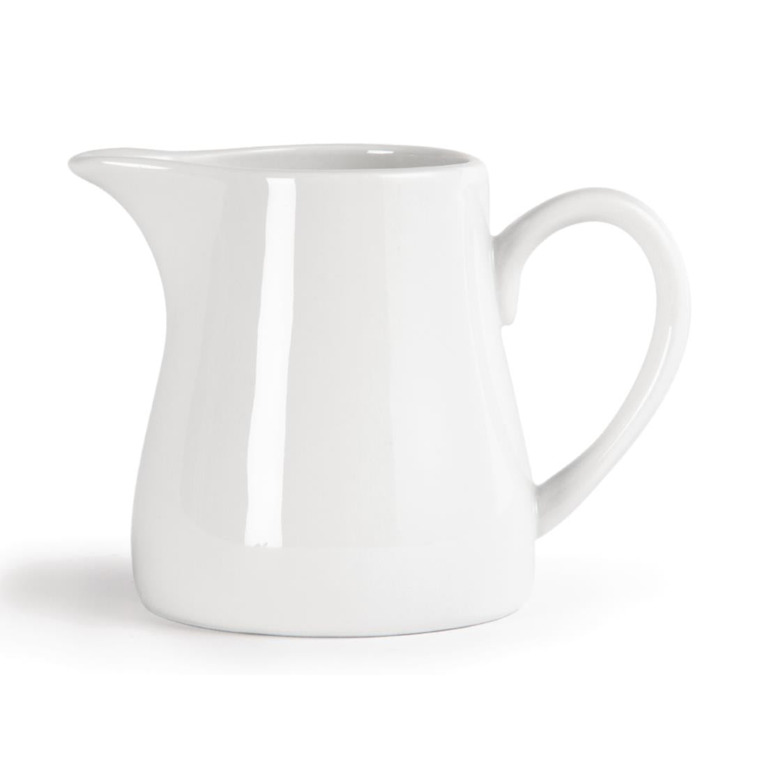 U821 Olympia Whiteware melkkannetjes met handvat 30,5cl (6 stuks)