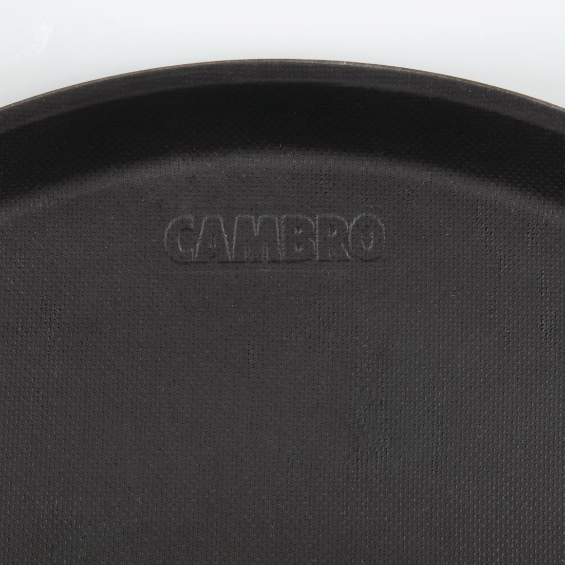 DB003 Cambro Treadlite rond antislip glasvezel dienblad zwart 35,5cm