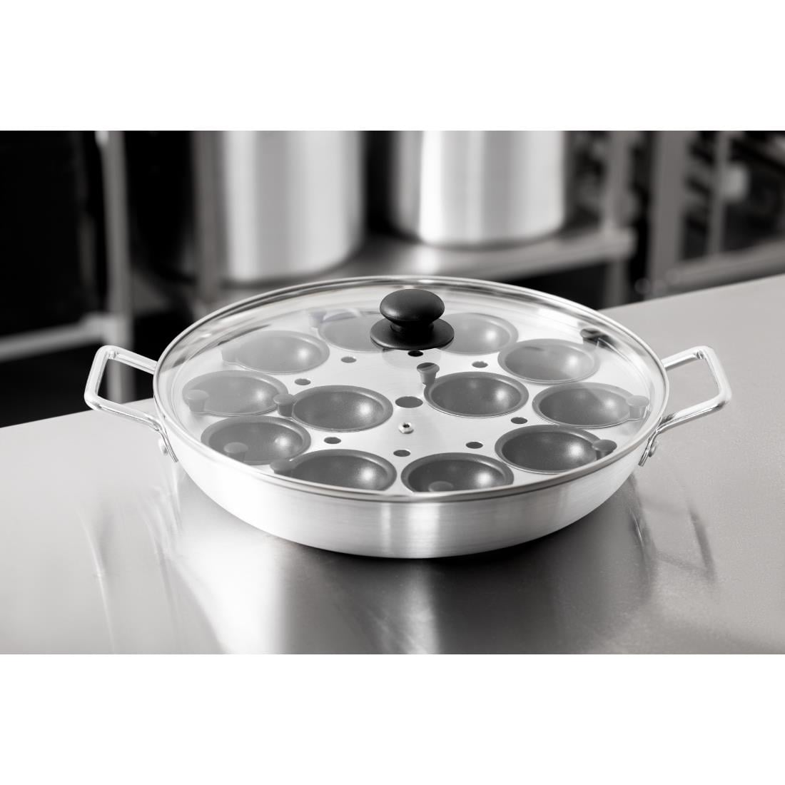 HT975 Vogue Aluminium Eierpocherset 35cm