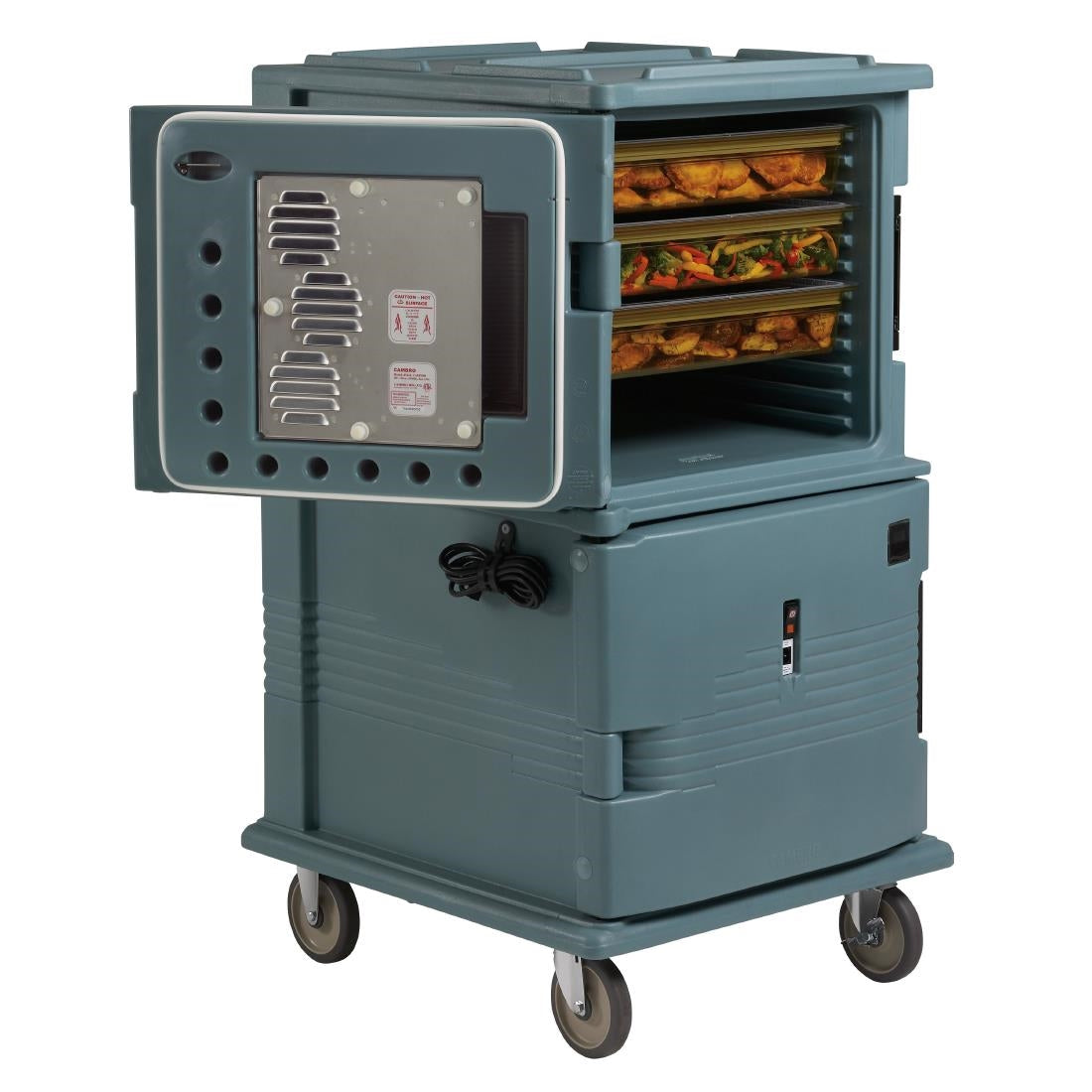 CJ633 Cambro Ultra Camcart UPCH1600 verwarmde deuren blauw