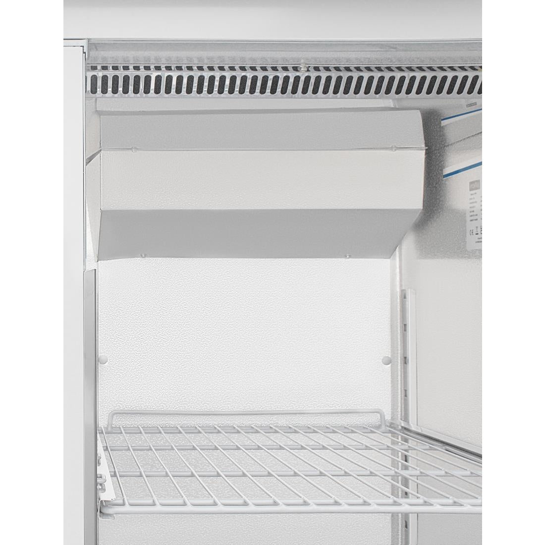 CW197 Polar G-serie Gastro 1-deurs koeling met glazen deur 600Ltr