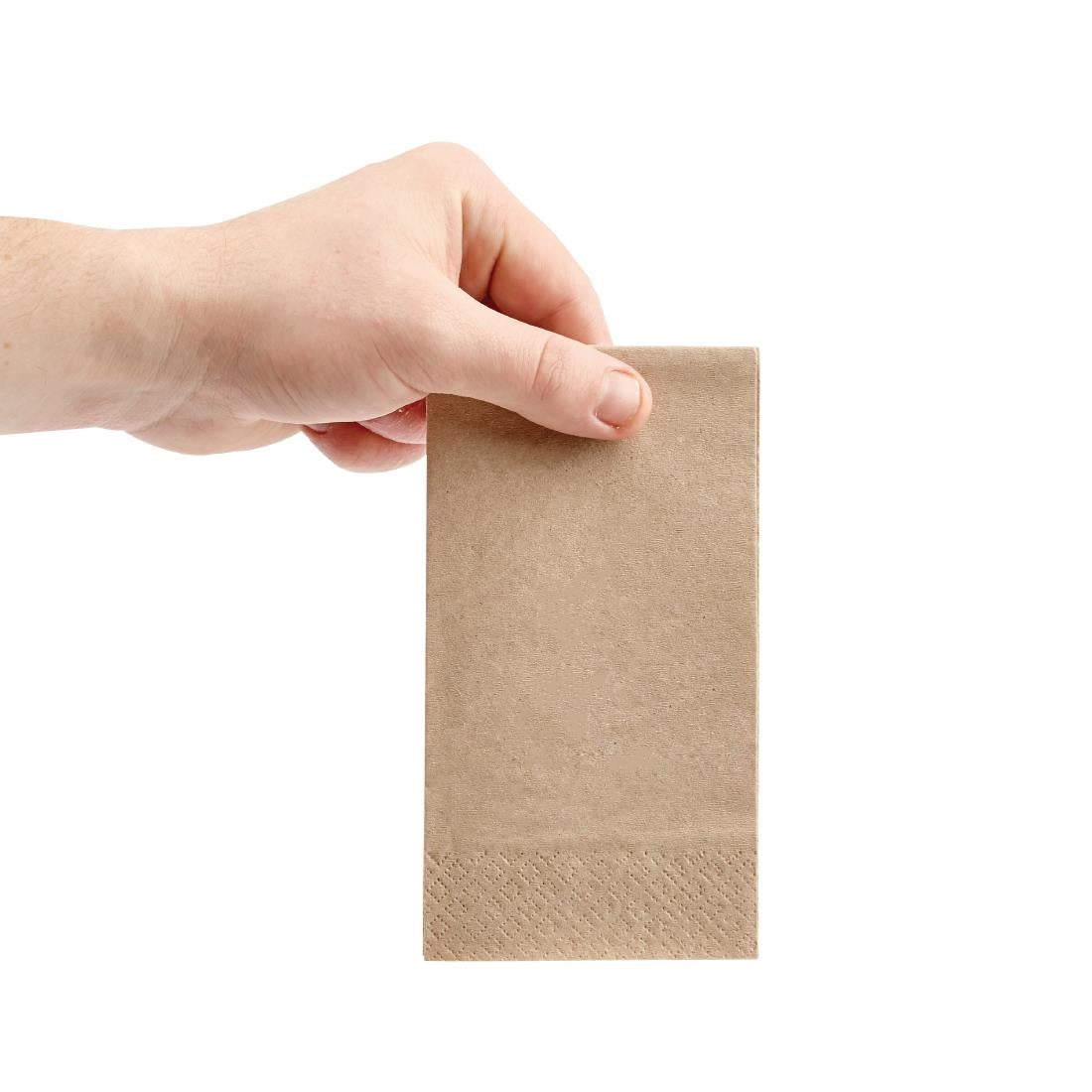 FE234 Fiesta Recyclable lunchservetten 1/8 vouw kraft 330mm (2000 stuks)