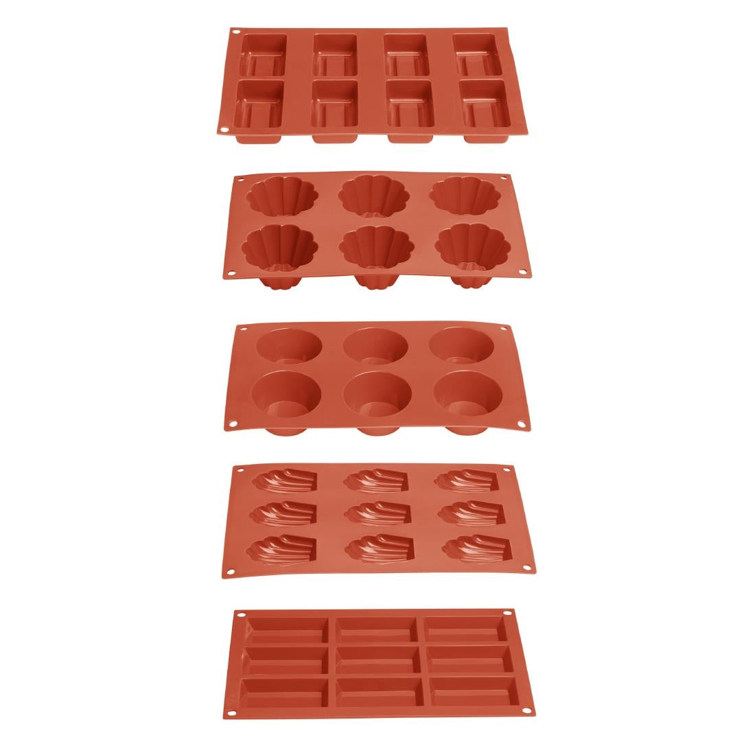 JA310 Vogue Silicone Briochevorm 6 stuks