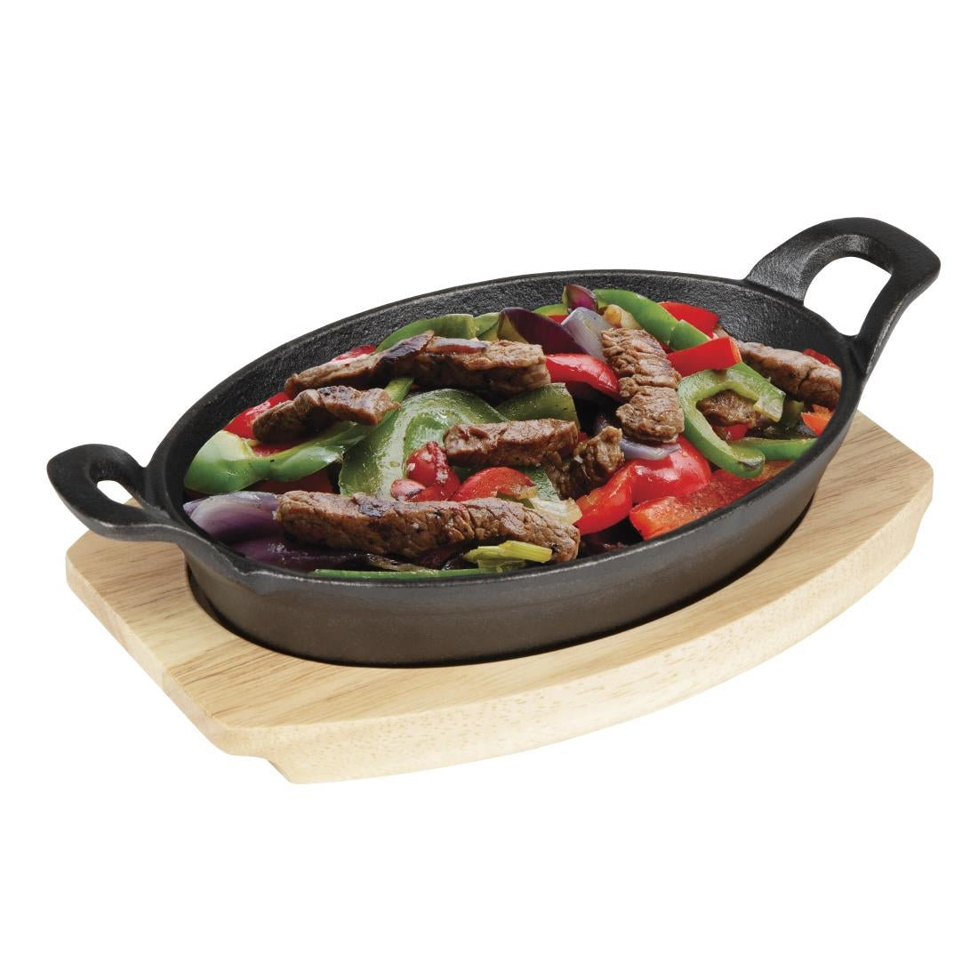 FW977 Olympia Hevea Bord Voor Gietijzeren Ovale Orenschotel 260x165mm Voor Fw817