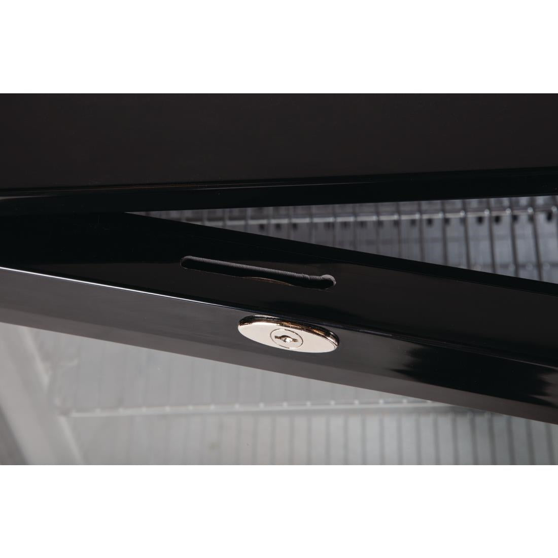GL012 Polar G-serie 2-deurs barkoeling met klapdeuren zwart 198L
