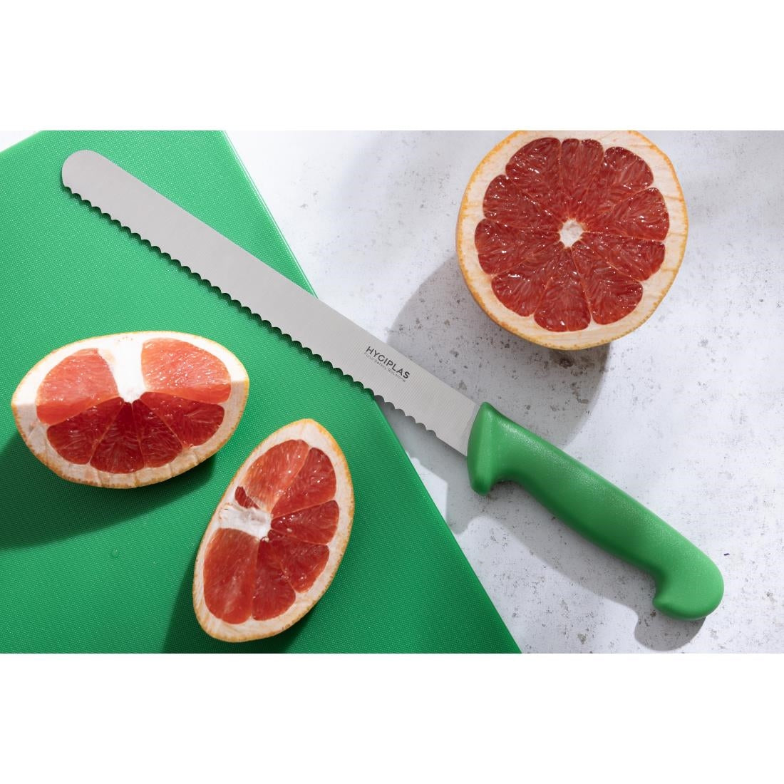 FX121 Hygiplas Slicer Gekarteld Groen 24.8cm