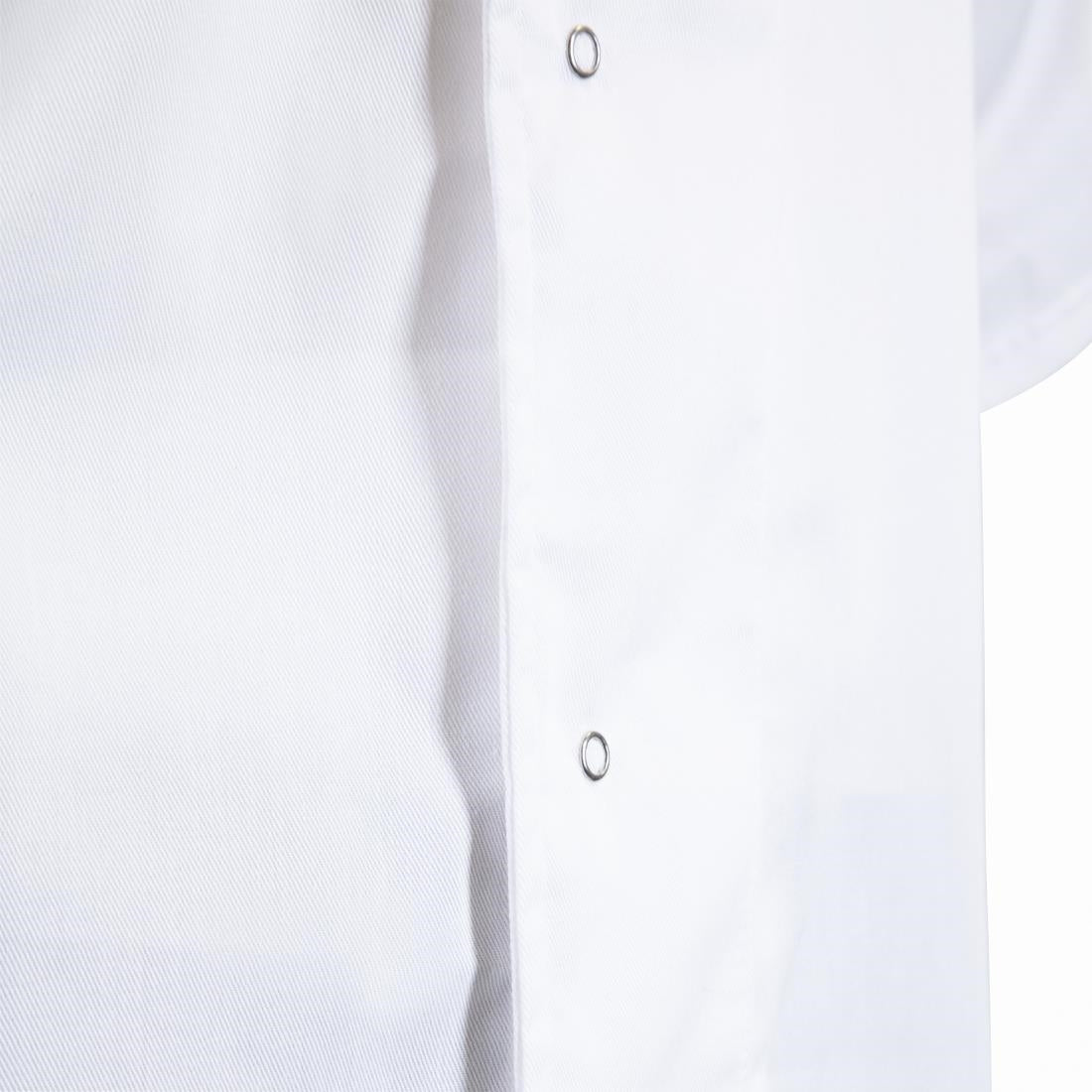 A928-M Whites Nevada koksbuis wit met zwart contrast M
