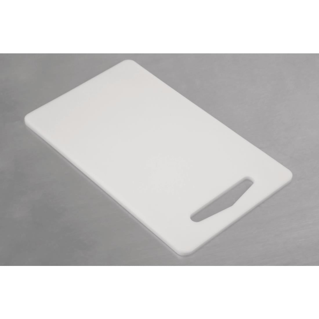 CD269 Hygiplas LDPE snijplank wit 6(H) x 150(B) x 250(D)mm