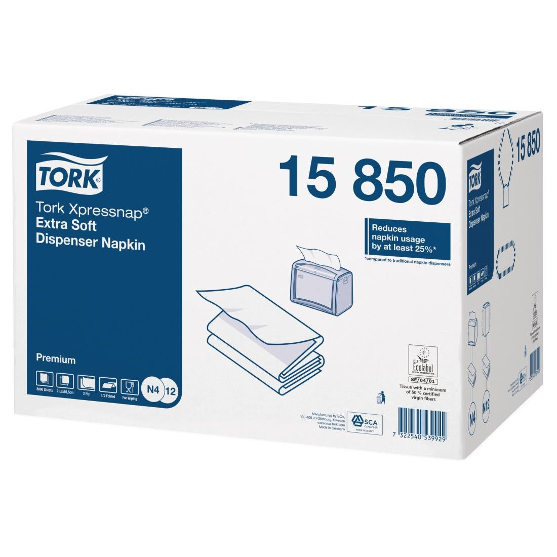 DB466 Tork Xpressnap ultrazachte servetten (8000 stuks)