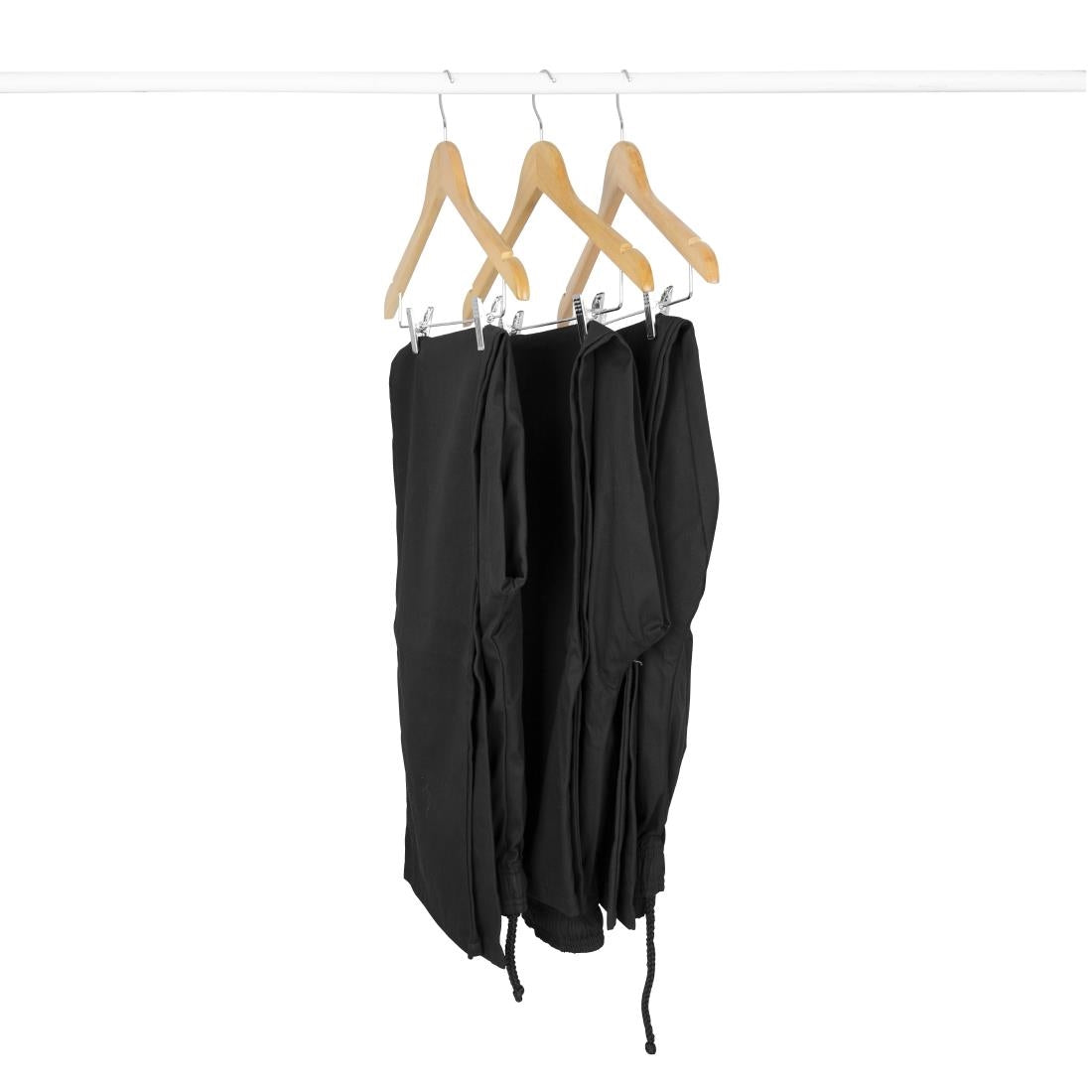 FU396 Bolero Houten Hanger Met Antislipclips (10 stuks)