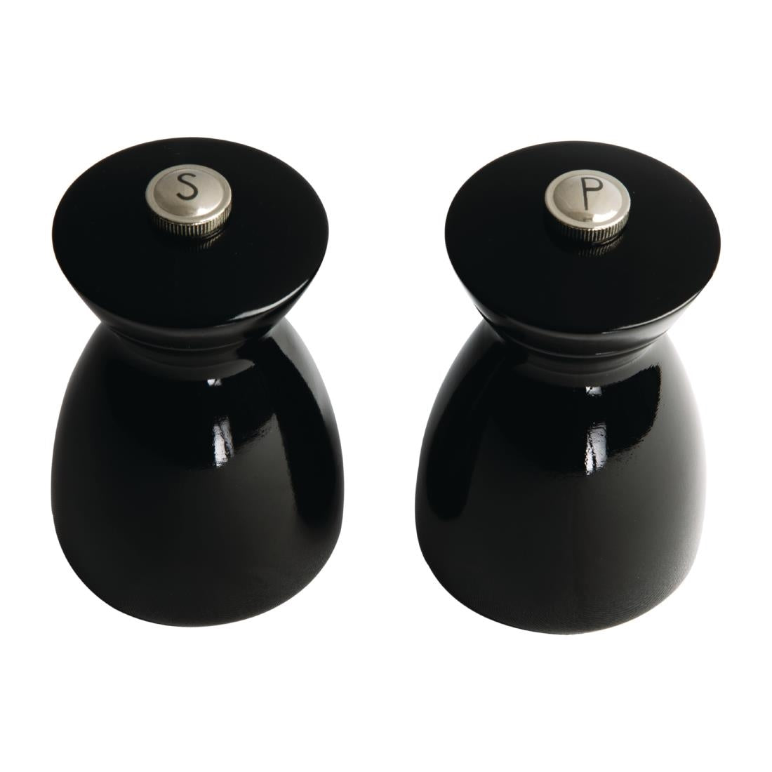 GF258 Olympia zout- en pepermolen set donker hout 11,5cm