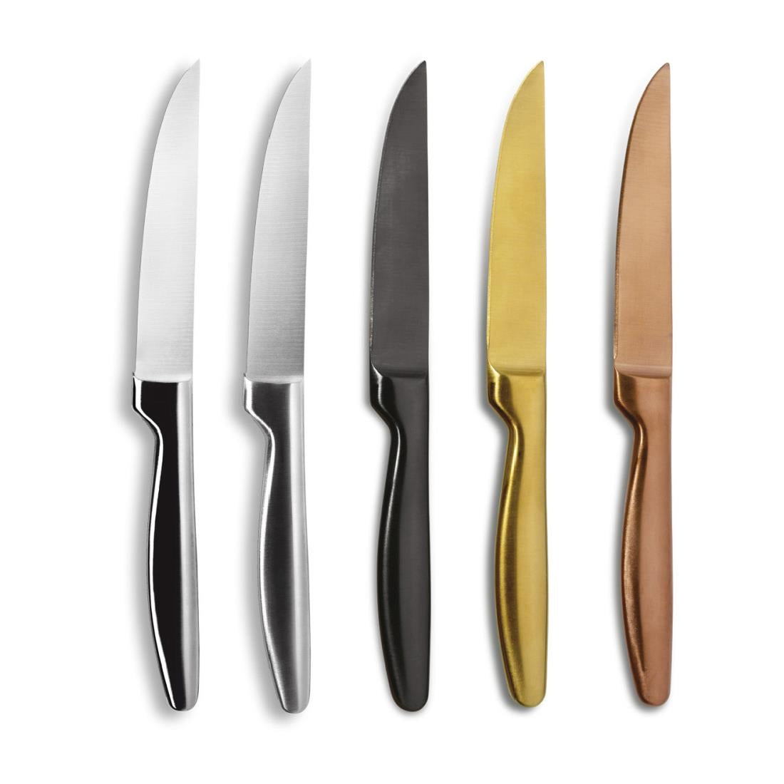 HZ743 Comas Boj Satin Gunmetal Steakmes (6 stuks)