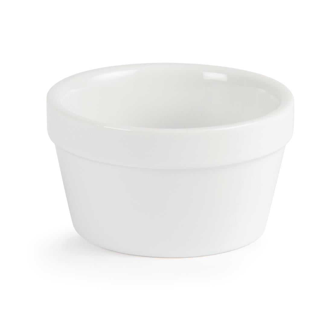 DK829 Olympia Stapelbare Ramekin Wit 95mm (6 Stuks)