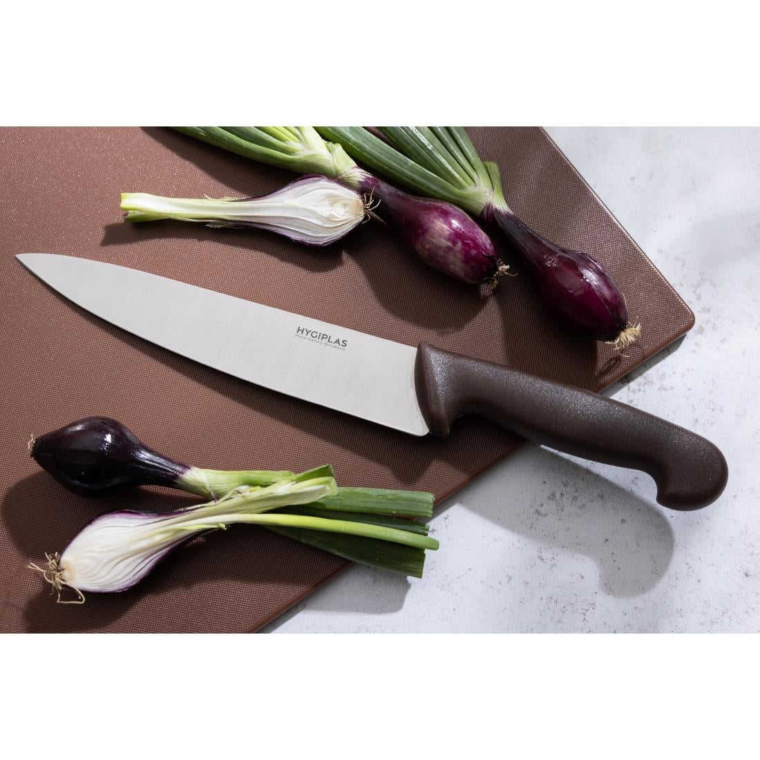 C842 Hygiplas koksmes 21,5cm bruin