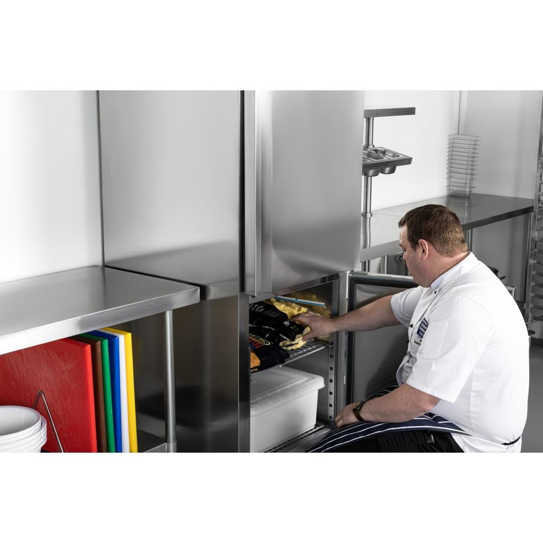 UA025 Polar U-Series premium Koelkast Vriezer 600Ltr