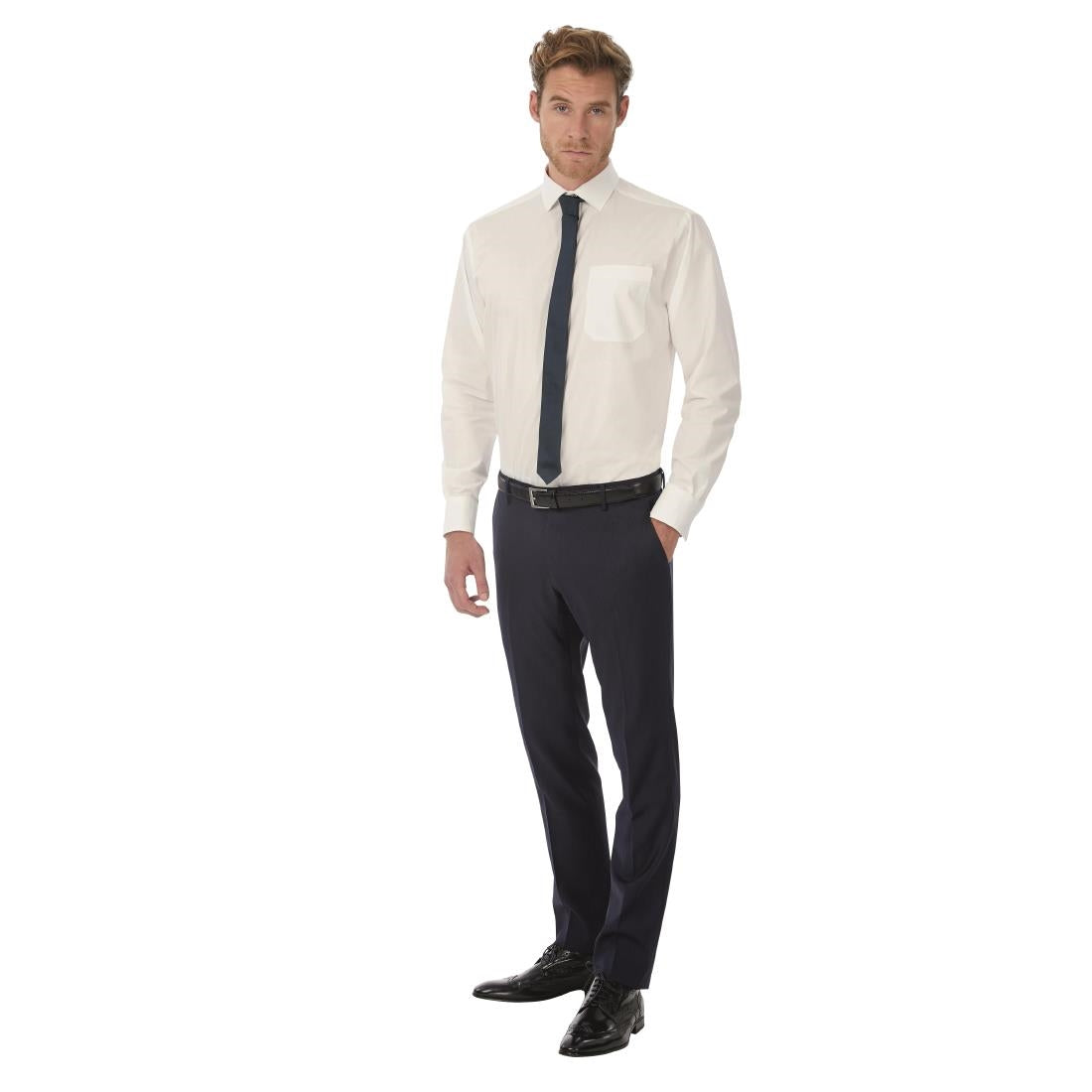 O3201-XXXXL B&C Heritage LSL Herenmaat XXXXL (3 stuks)