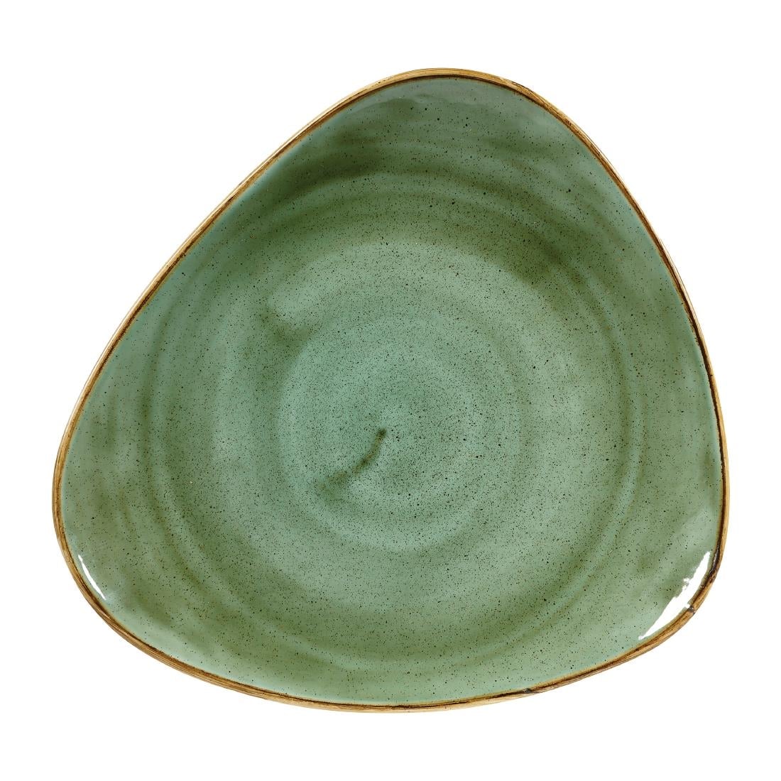DY046 Churchill Stonecast Samphire Green Lotus Bord 30.5cm (6 stuks)