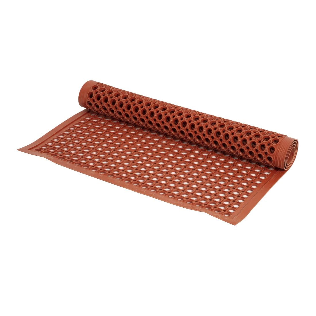 GF017 Jantex rubberen vetbestendige anti-vermoeidheidsmat rood 1500 x 900mm
