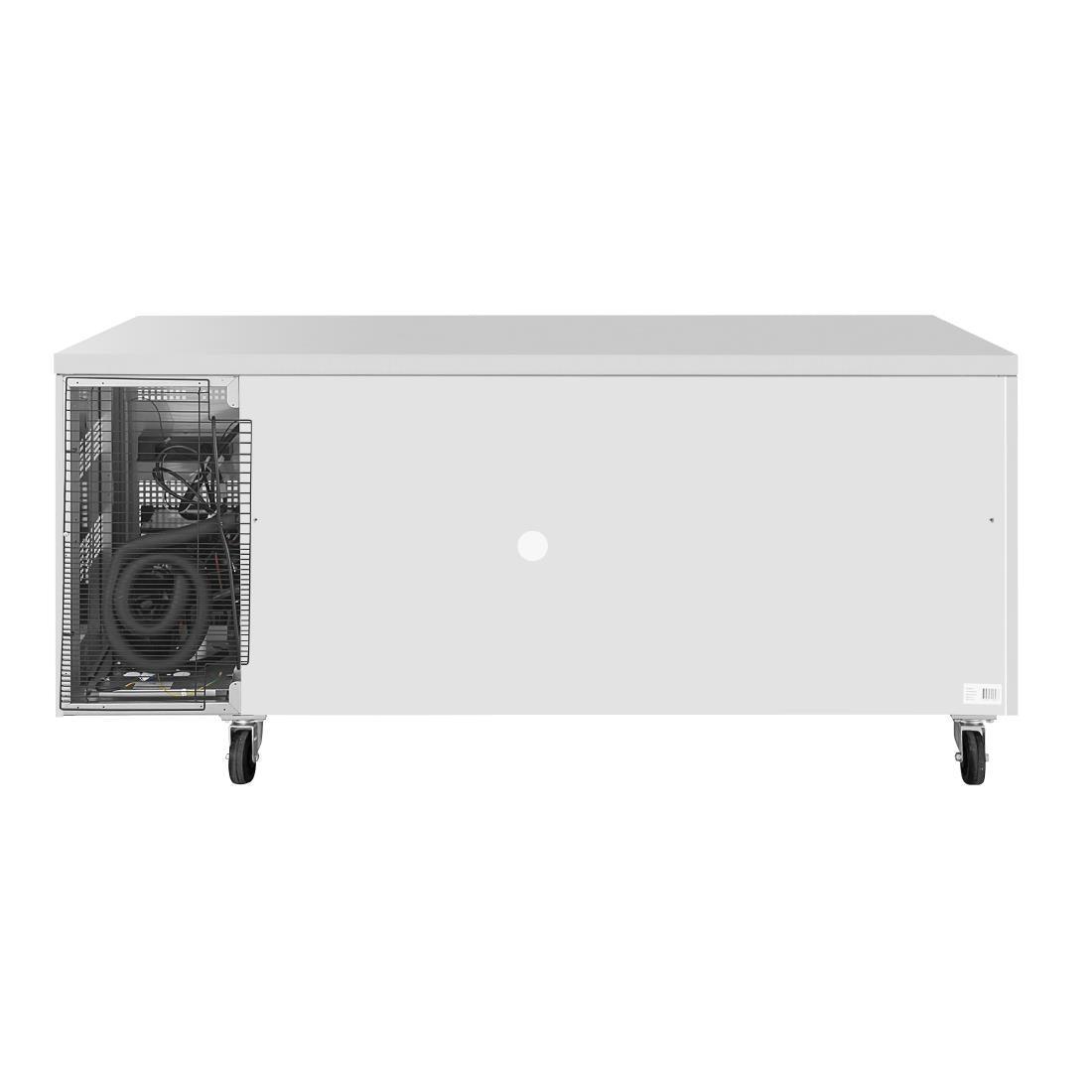 UA106 Polar U-Series Drie-deurs smalle koelwerkbank 231Ltr