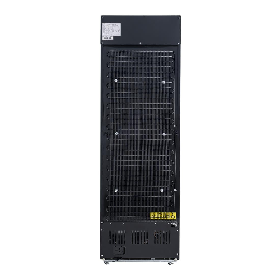 CJ794 Nisbets Essentials Rechtopstaande Display Koeling met Lichtbak 346Ltr