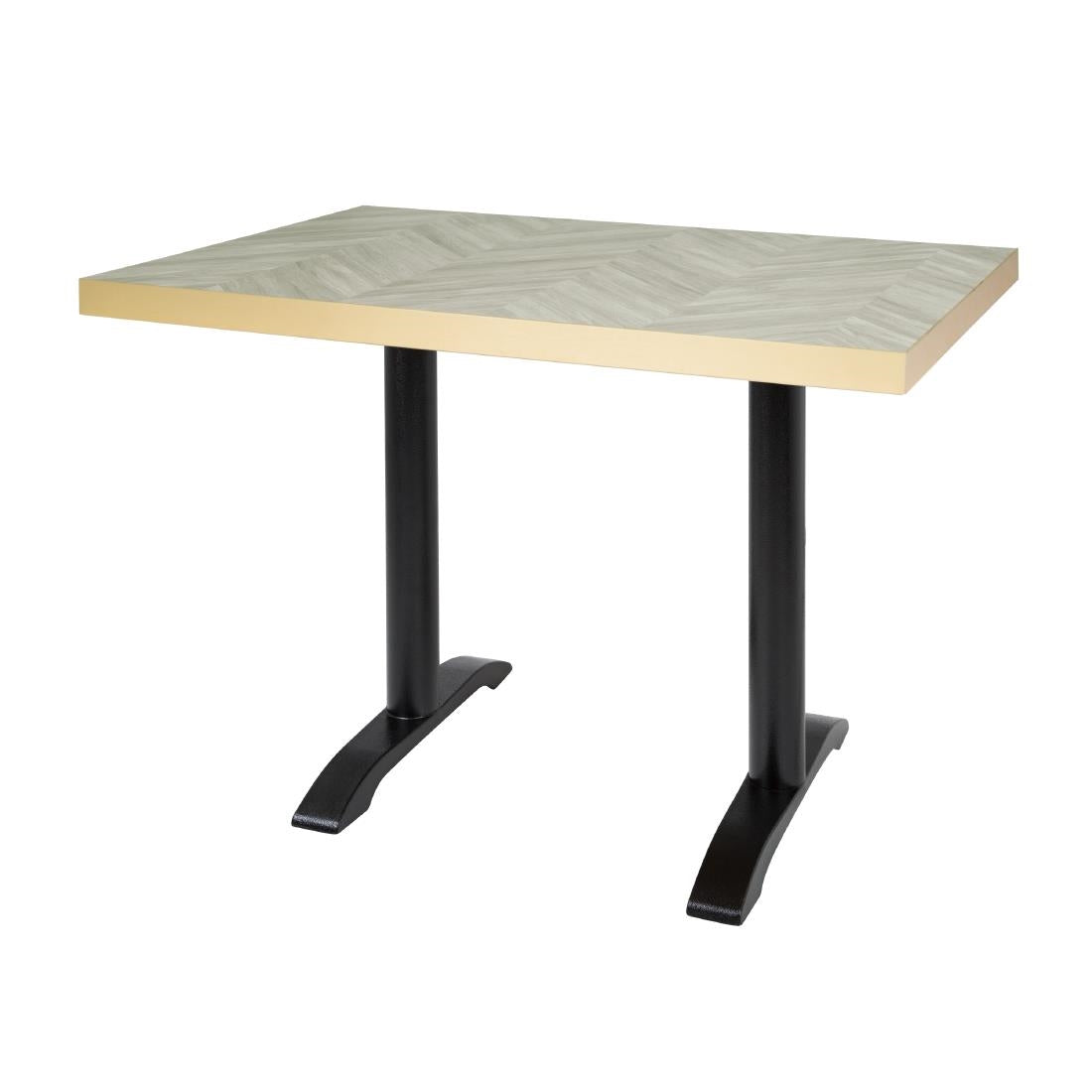 FU513 Bolero Rechthoekig Tafelblad Chevron-Ontwerp 1100 mm x 700 Mm