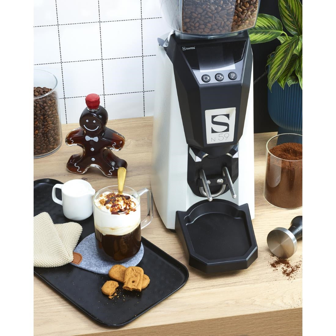 GP748 Santos On-Demand Koffiemolen 59Wa Wit