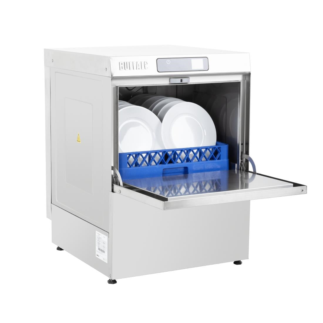 HC518 Buffalo Digitale Ondercounter Vaatwasser Met Afvoerpomp 500mm Mand 3.6Kw