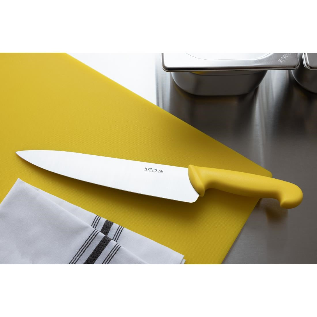 C816 Hygiplas koksmes 25,5cm geel