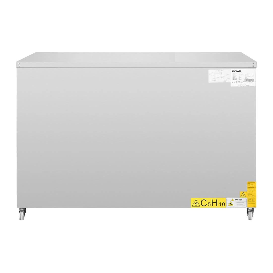 UA090 Polar U-Series Geventileerde 3-Deurs Saladette 400Ltr